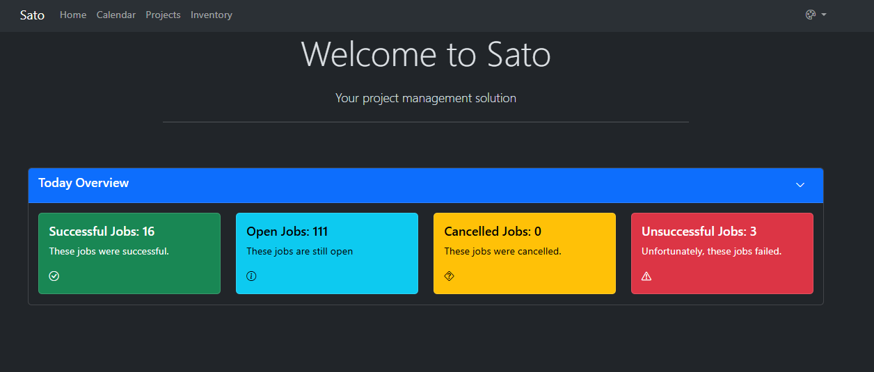 Home page
